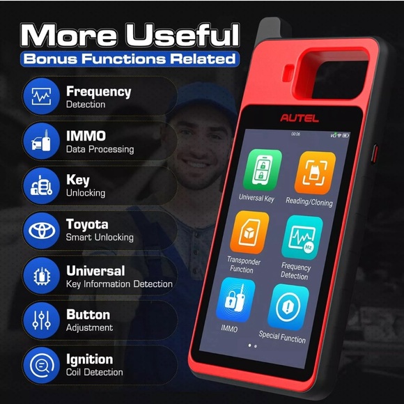 Autel MaxiIM KM100X KM100E Auto VIN IMMO Key Programming Diagnostic Scanner Tool - Picture 10 of 13